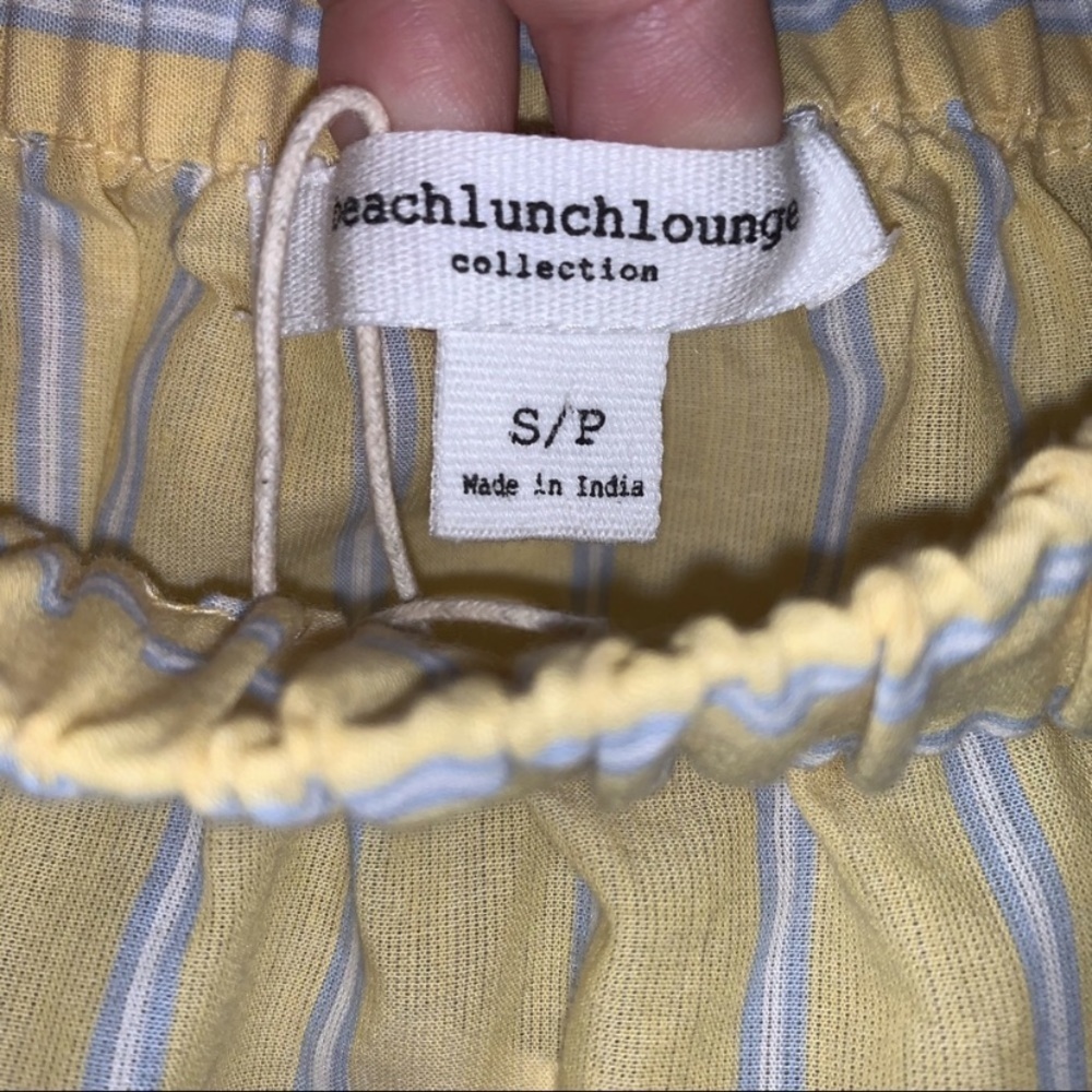 NWT BeachLunchLounge Off-The- Shoulder Blouse - Picture 6 of 9